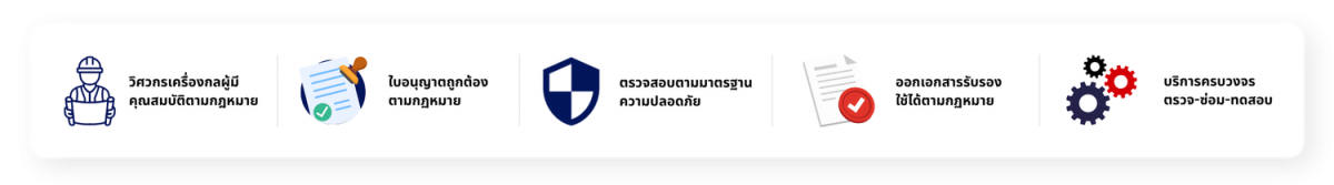 ตรวจสอบเครน ปั้นจั่น ปจ.1 ปจ.2